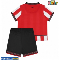 Sheffield United Heimtrikotsatz Kinder 2025-26 Kurzarm (+ Kurze Hosen)